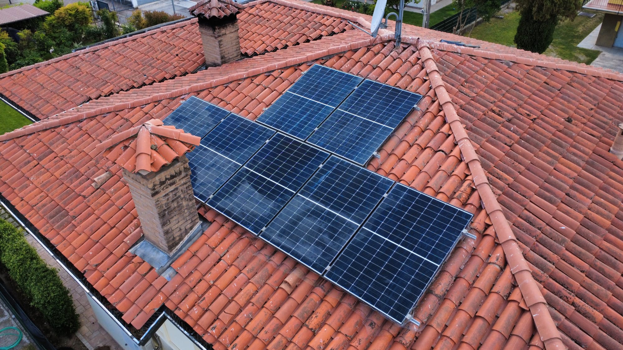 Fotovoltaico su tetto in coppi