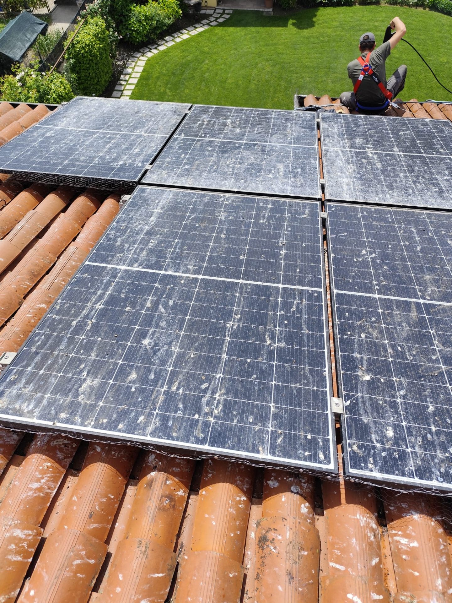 Pulizia pannelli fotovoltaici